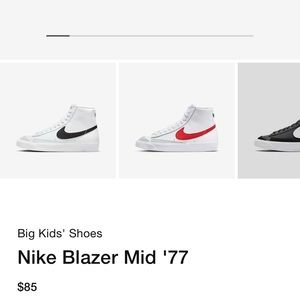 **SOLD**  Nike blazer mid 77
